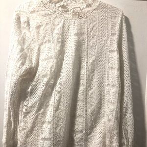 White Lace Blouse